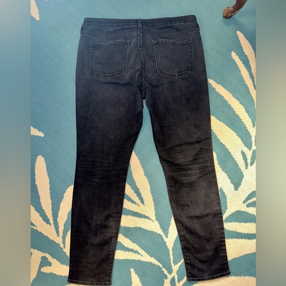 Gap Premium Mid Rise Skinny Jeans black size 14/32L - Picture 4 of 4